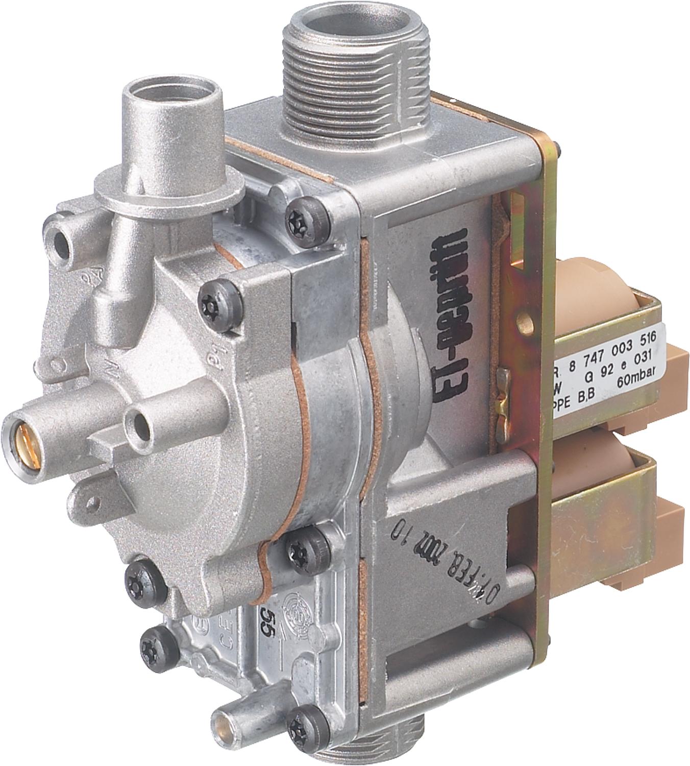 Gas valve for ZSBR/ZWBR 3/5/7/11-25 Ju.Nr.: 8 738 717 450