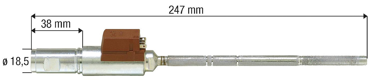 Nozzle holder with oil preheating NU