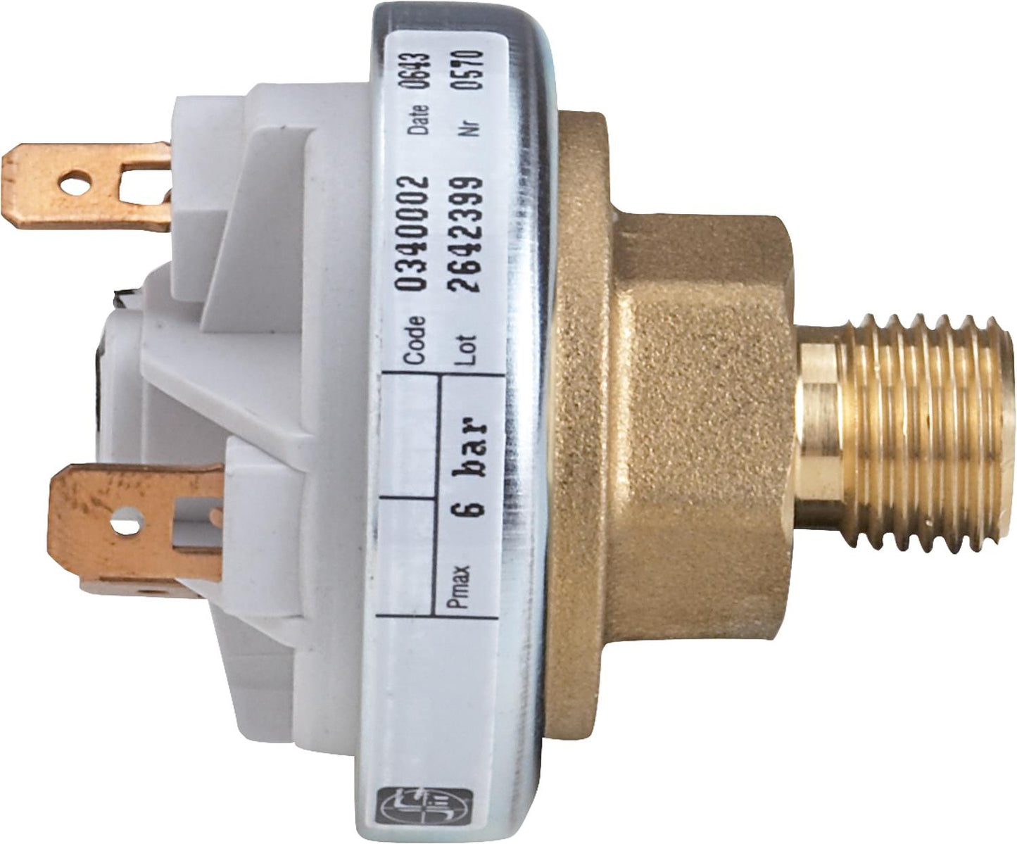 Pressostat d'eau 340 : 500 + 0-100 mbar, G 1/4" Réf. 0.340.002