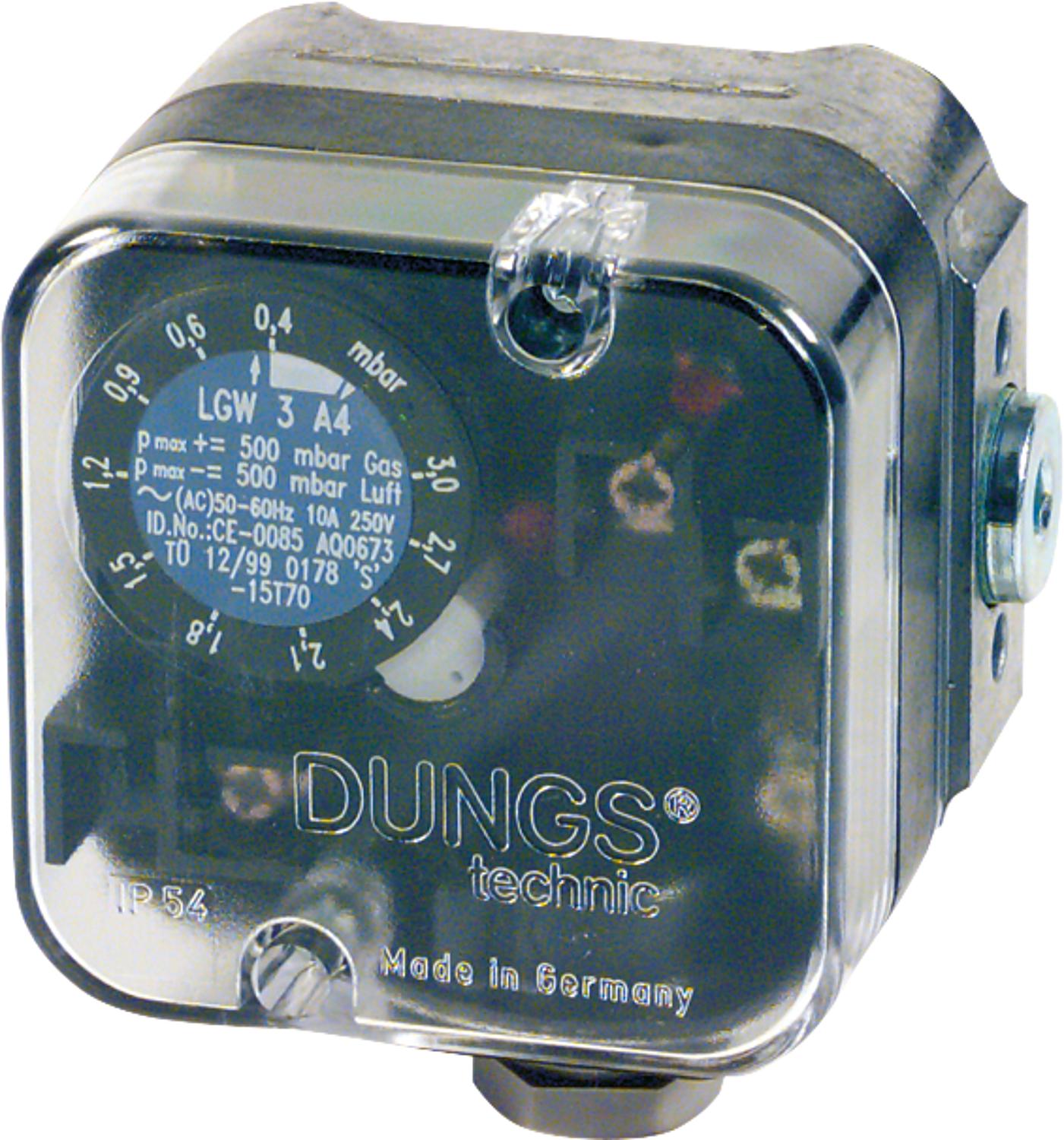 Pressostat différentiel de marque Dungs, LGW..A4
