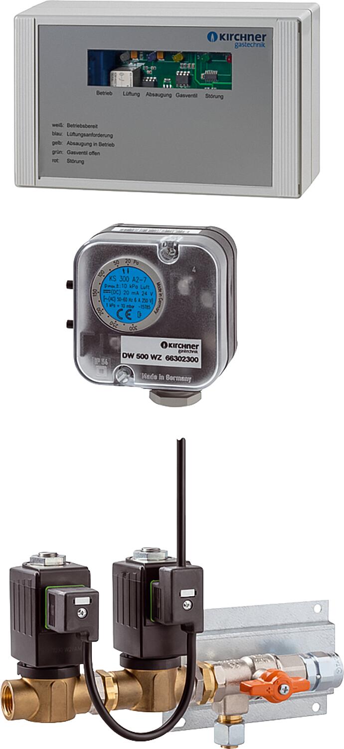 Dispositif de sécurité pour hotte de cuisine à gaz liquide EMS