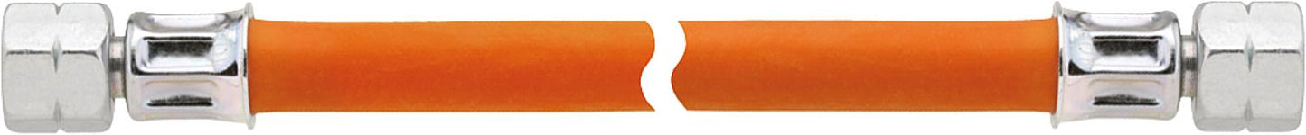 Medium pressure hose, rubber, both sides 1/4" LH-ÜWM x 400mm PS 10 bar