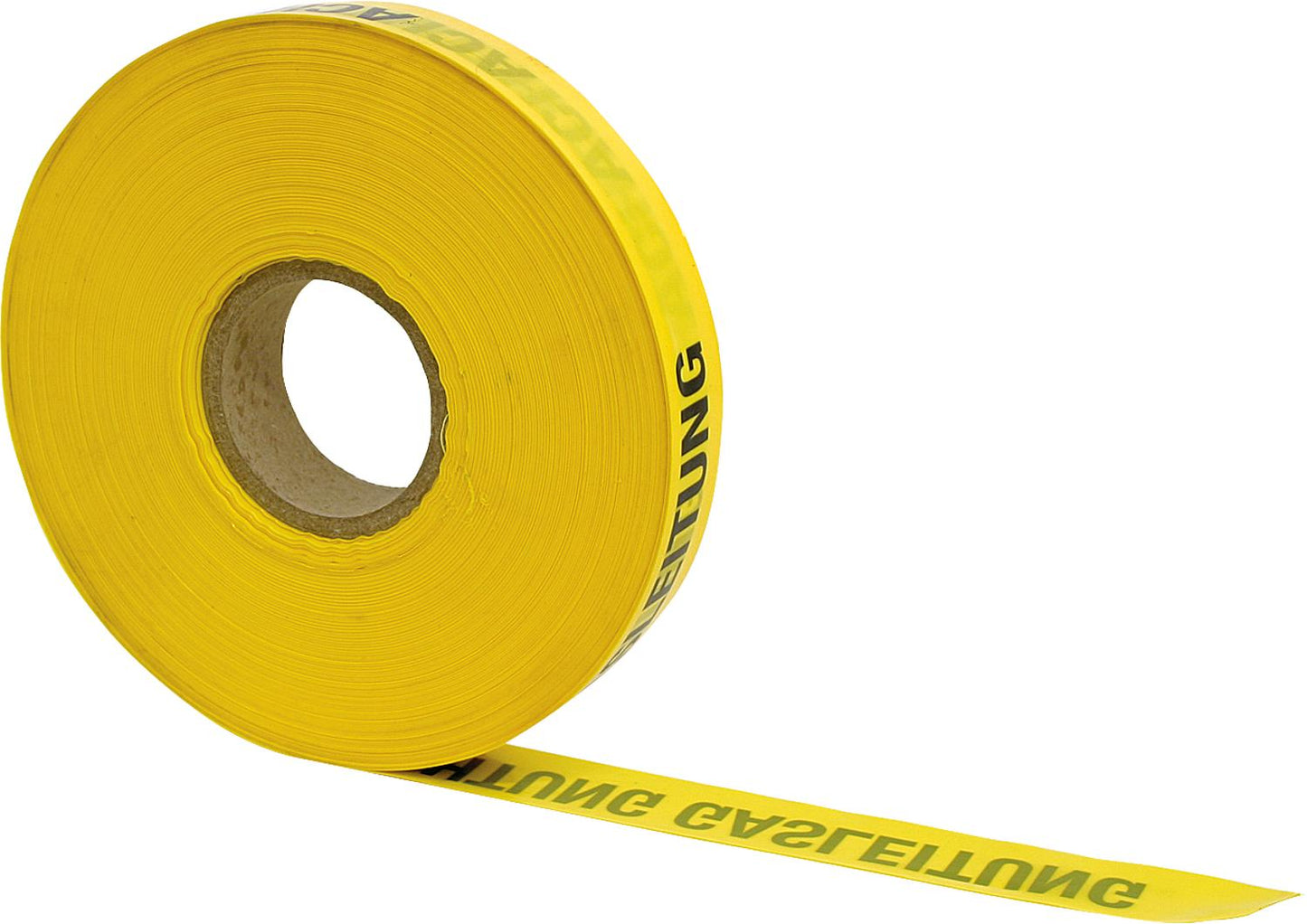 Ruban de signalisation vert « Attention : Tuyau d'égout »