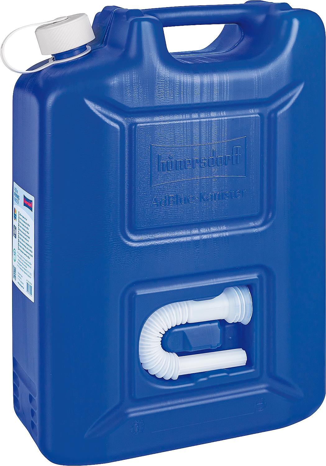 Bidon d'AdBlue, bleu, 10 litres, 162 x 350 x 310 mm, vide