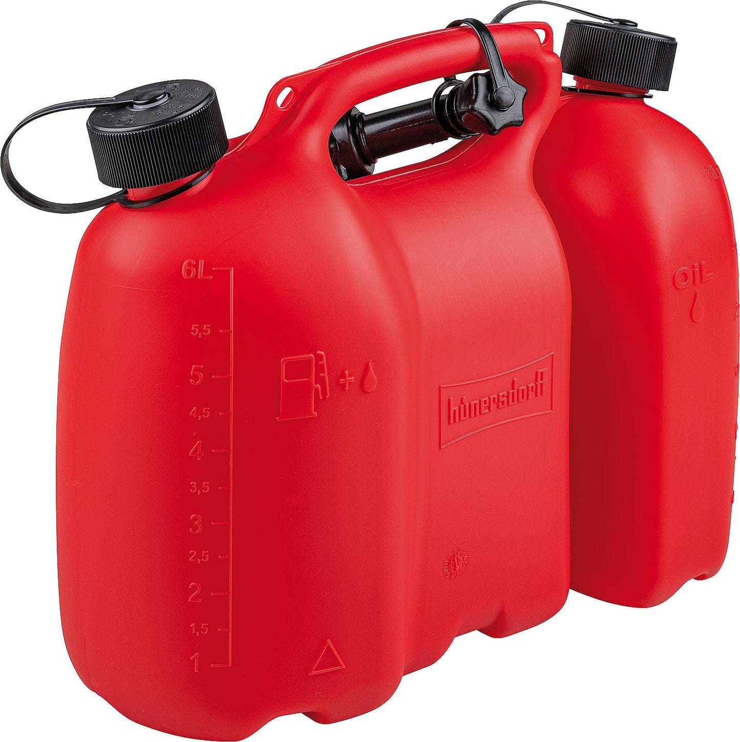 Double canister, professional plastic, 3+1.5l, red 804000