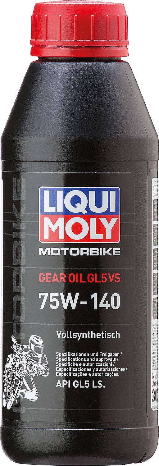 LIQUI MOLY Gear Oil 75W-140 GL5 VS motorcycle gearbox oil, 500ml bottle