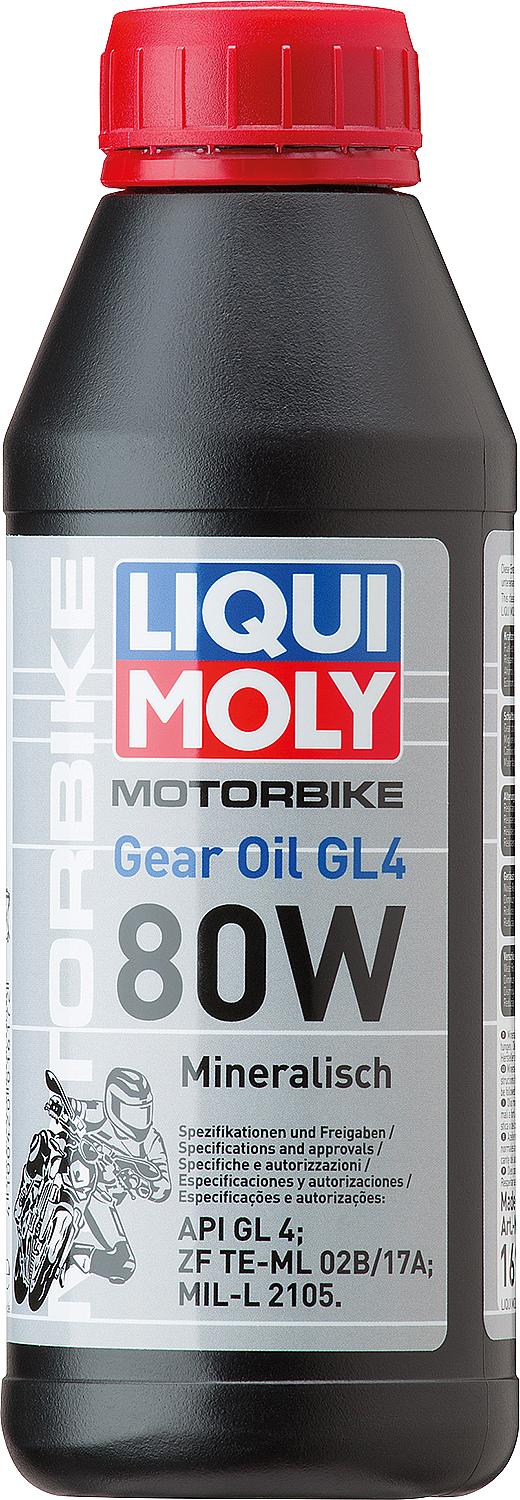 Motorcycle gearbox oil LIQUI MOLY Gear Oil GL4 80W 500ml bottle