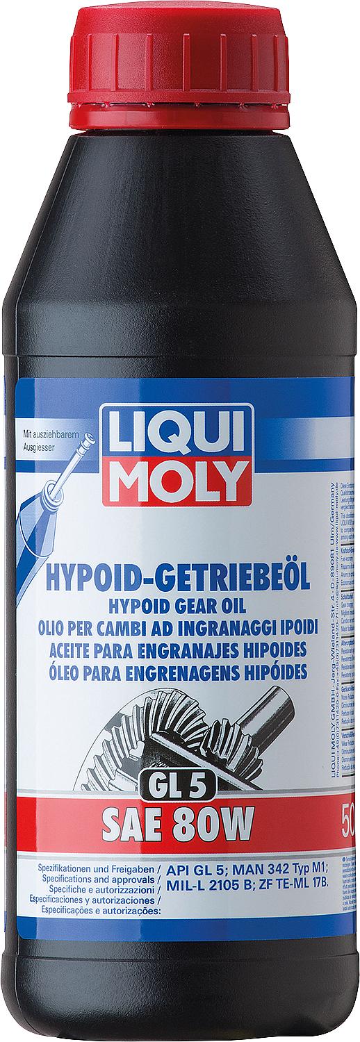 LIQUI MOLY Hypoid Gear Oil (GL5) SAE 80W 1l Bottle