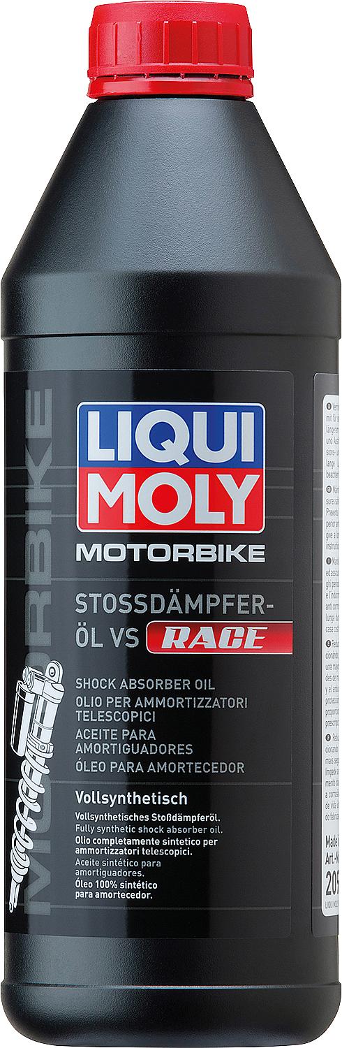 Huile pour amortisseurs LIQUI MOLY Motorbike VS RACE, bouteille de 1 litre