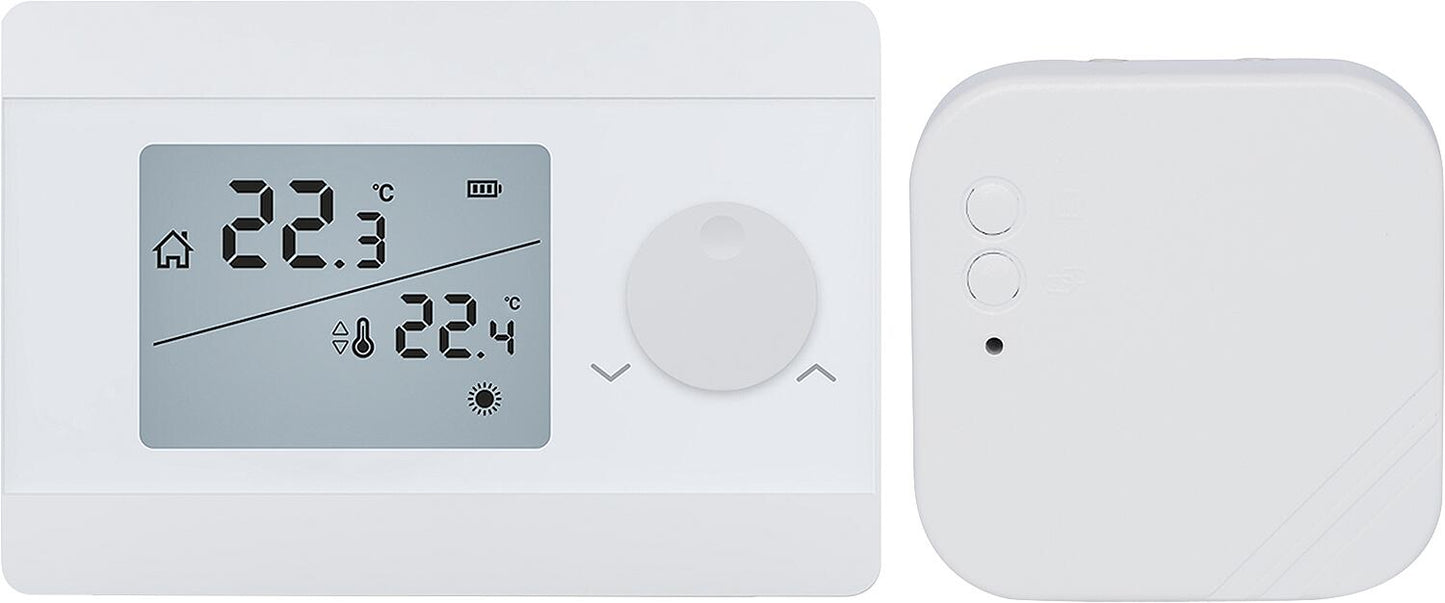 Thermostat d'ambiance numérique sans fil, Imit Silver TA/RF S