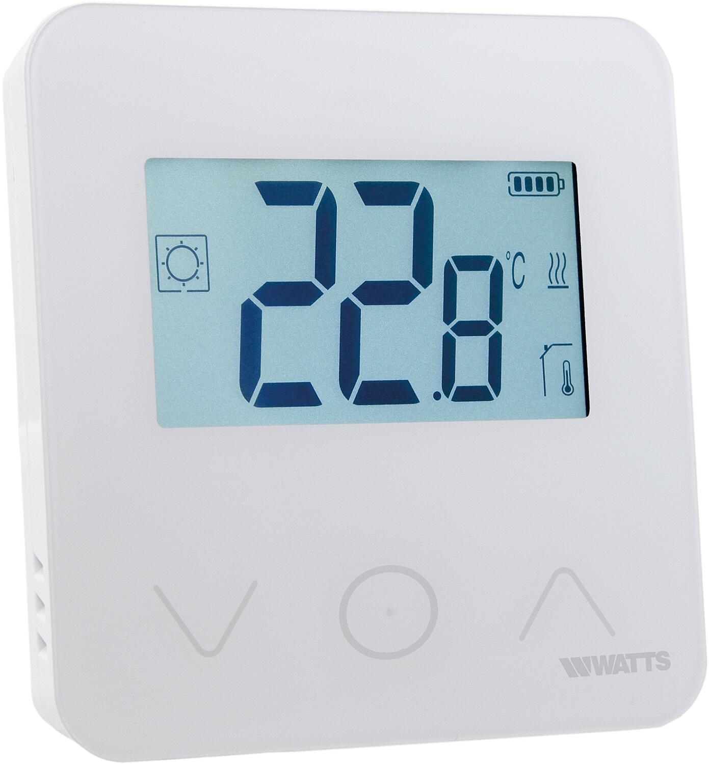 Thermostat sans fil Watts, BT-D03-Rf-Blanc