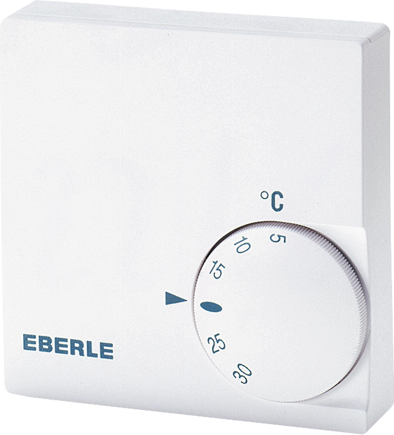 Thermostat d'ambiance Eberle RTR-E 6124 230 V 50/60 Hz blanc pur