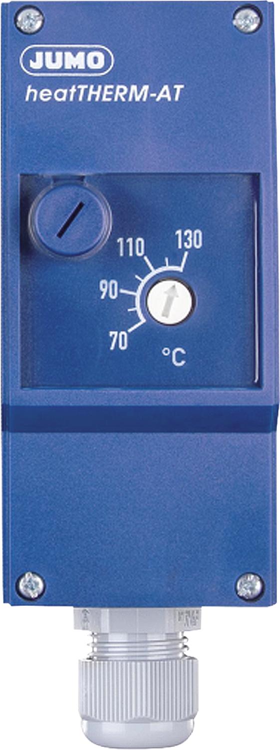 Surface-mounted thermostat type 603070/0070 +70...130°C Immersion tube 8 x 100 mm