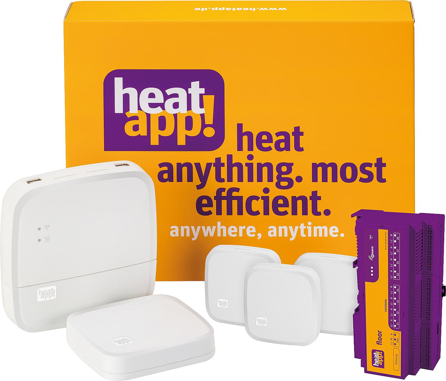 heatapp Startsystem "floor" Starter-Set Fussbodenheizung