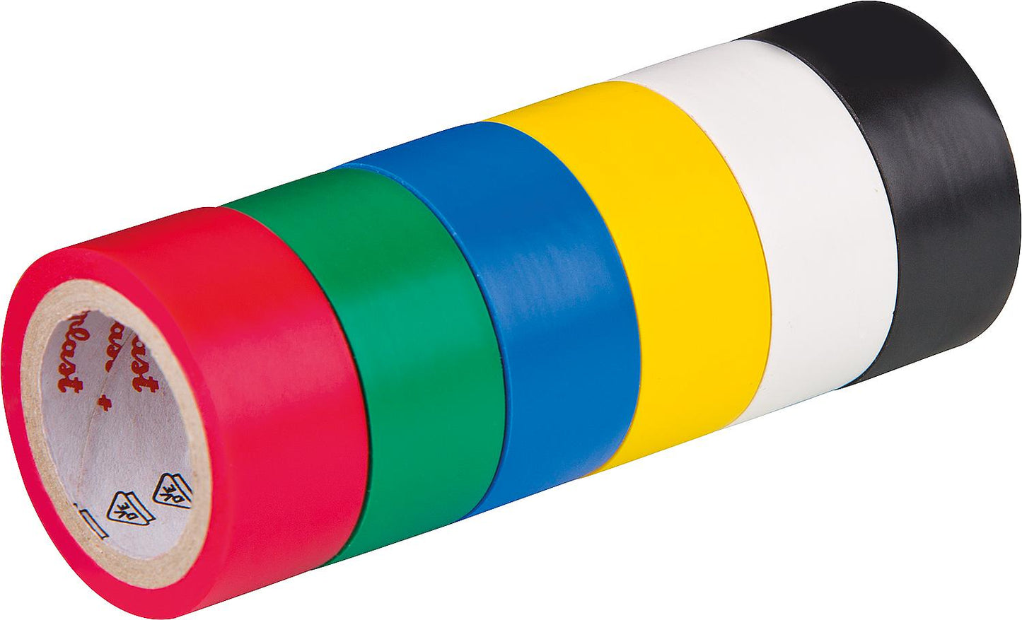 Coroplast Monostoffkarte 302 insulating tape, 6 rolls, 19 mm x 3.3 m
