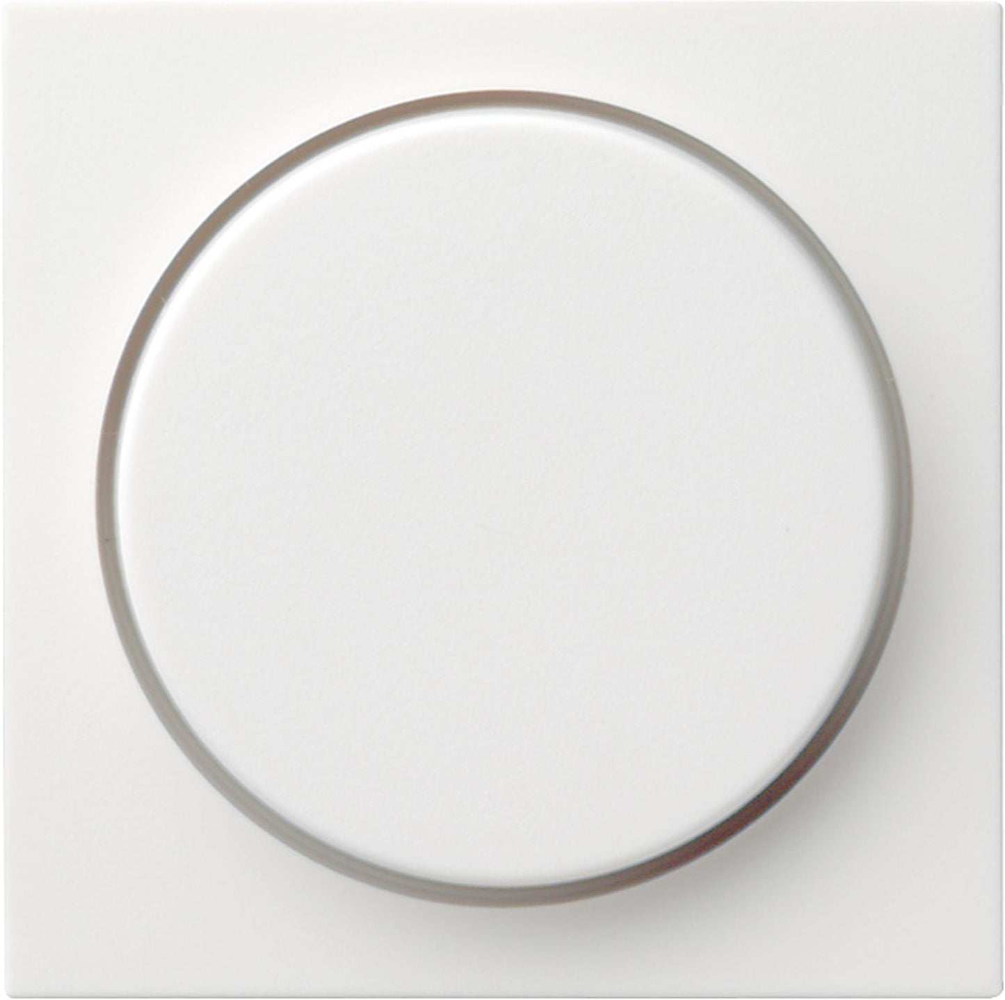 Cover for GIRA System 55 rotary dimmer, pure white glossy, 1 piece