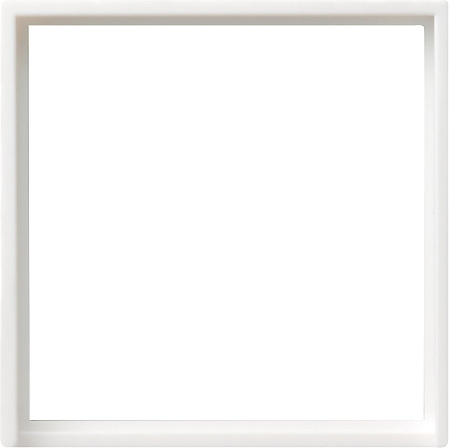 Adapter frame 50 x 50 GIRA System 55 Pure white glossy, 1 piece