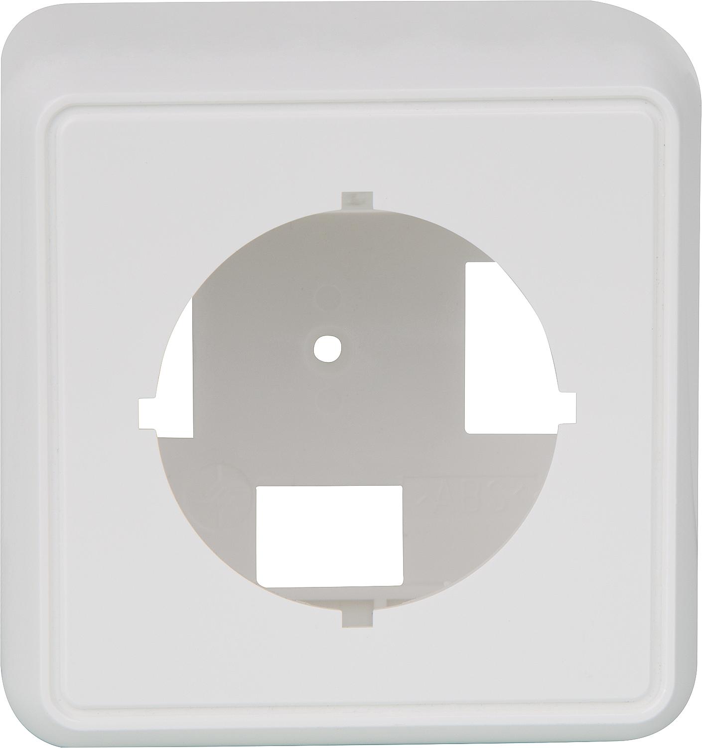 Surface-mounted set 80x80x40mm for junction box, alpine white, 1 piece