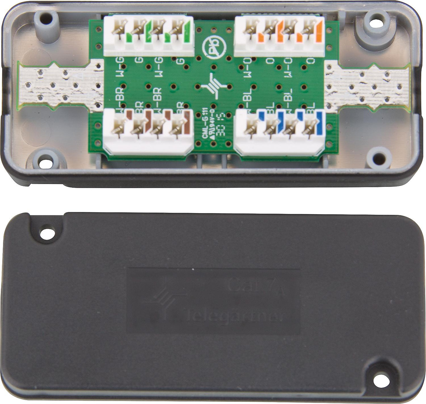 Single connection module Cat.7A(IEC) black