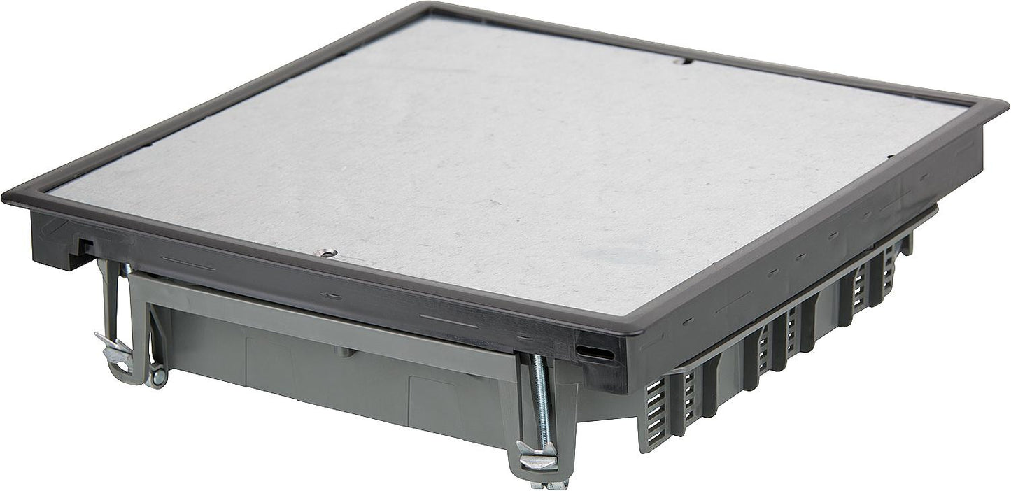 Square black blanking plate, 267x267mm
