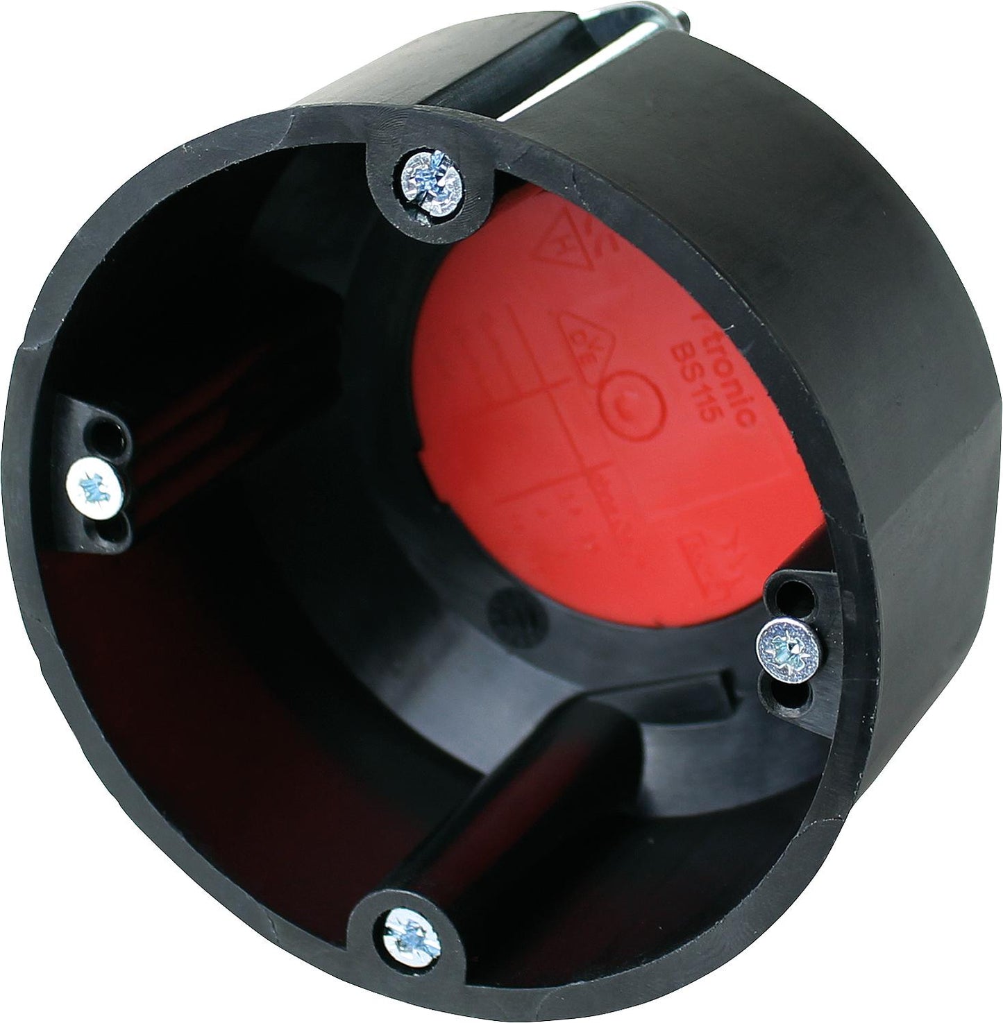 Fire-resistant junction box F-Tronic, flat, Ø 74 mm, 45 mm deep