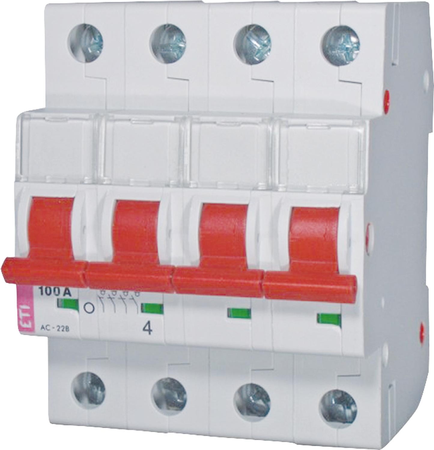 Modular main switch, 4-pole, 63A, SV463