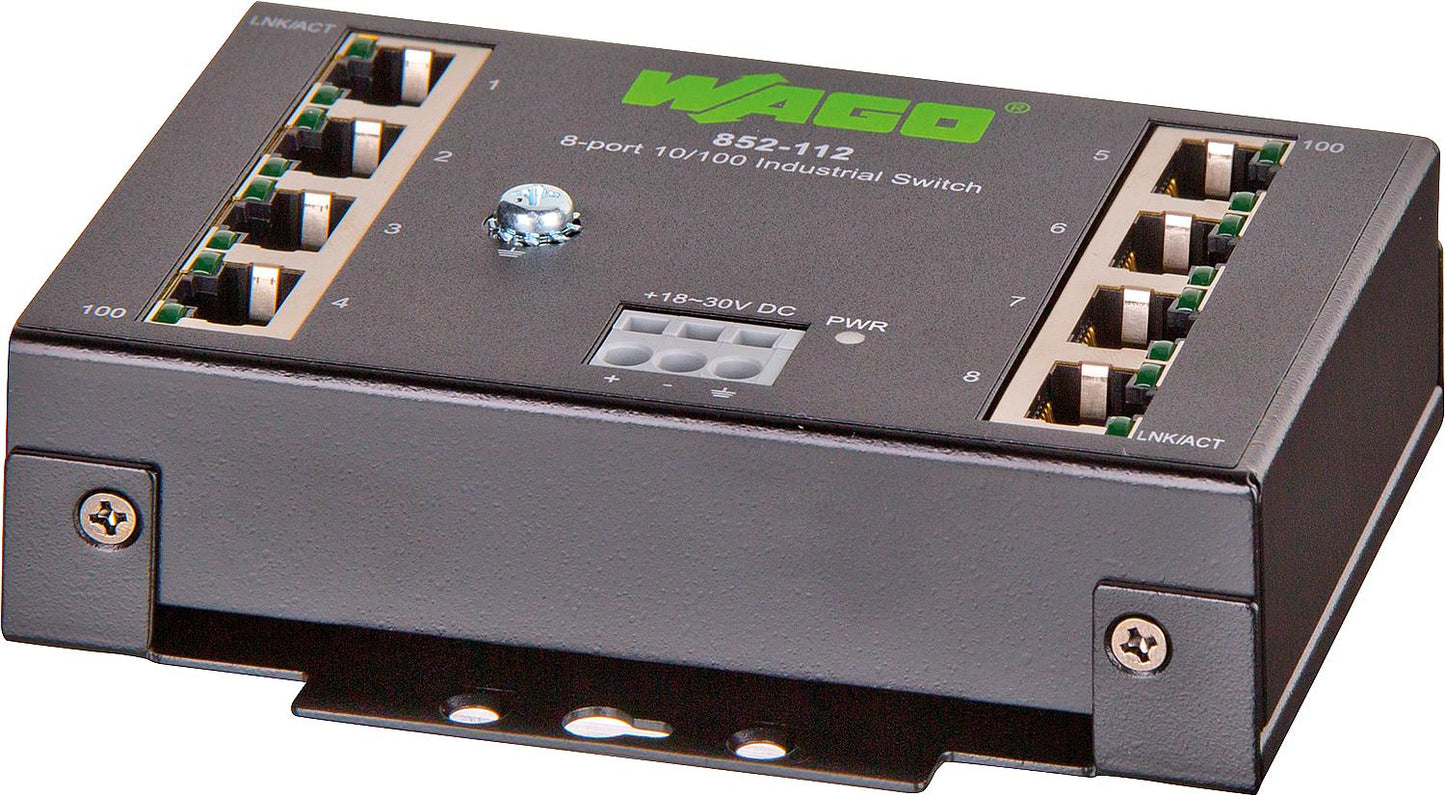 Industrial ECO switch, 5 ports 100Base-TX
