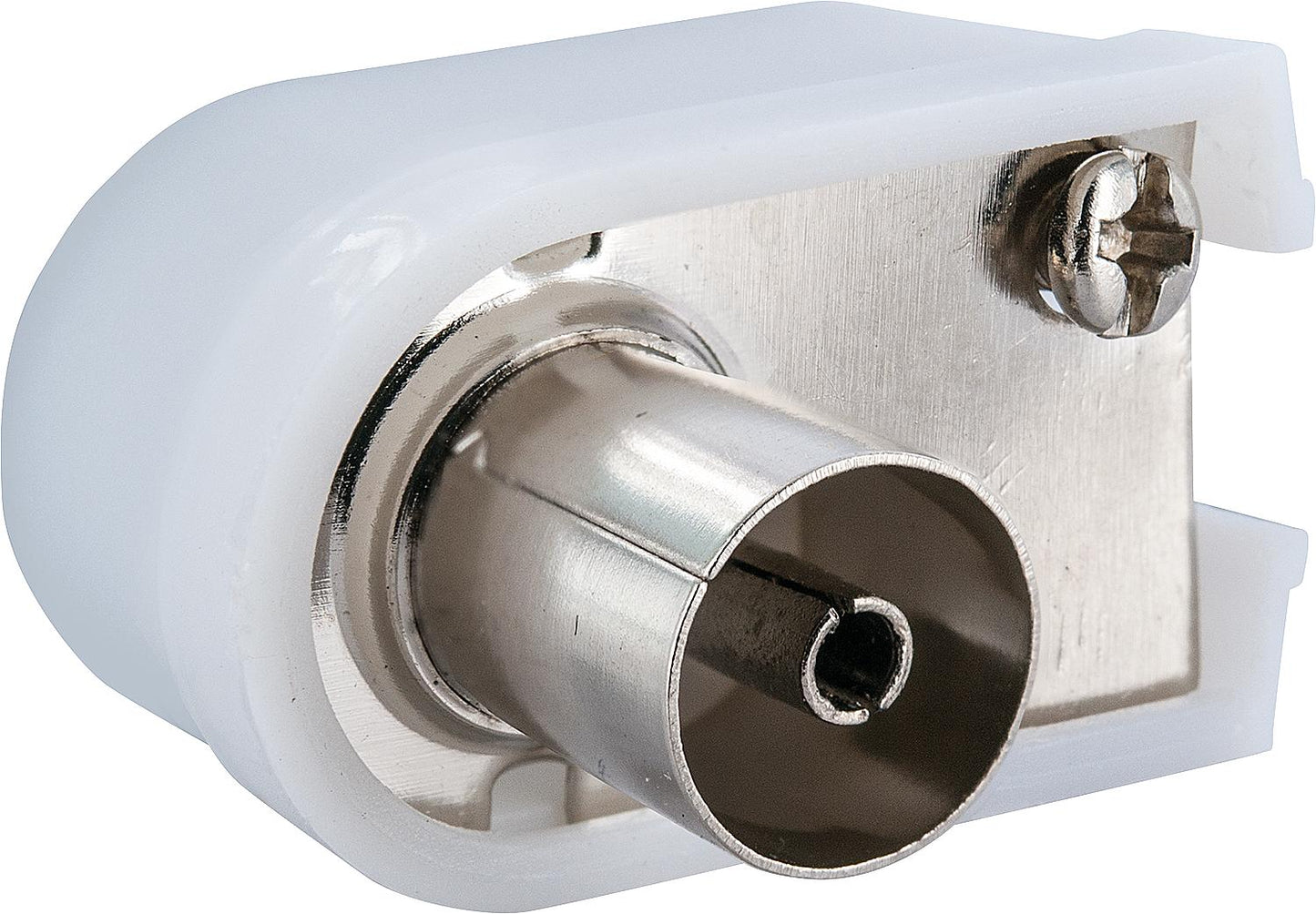 Coaxial angled connector
