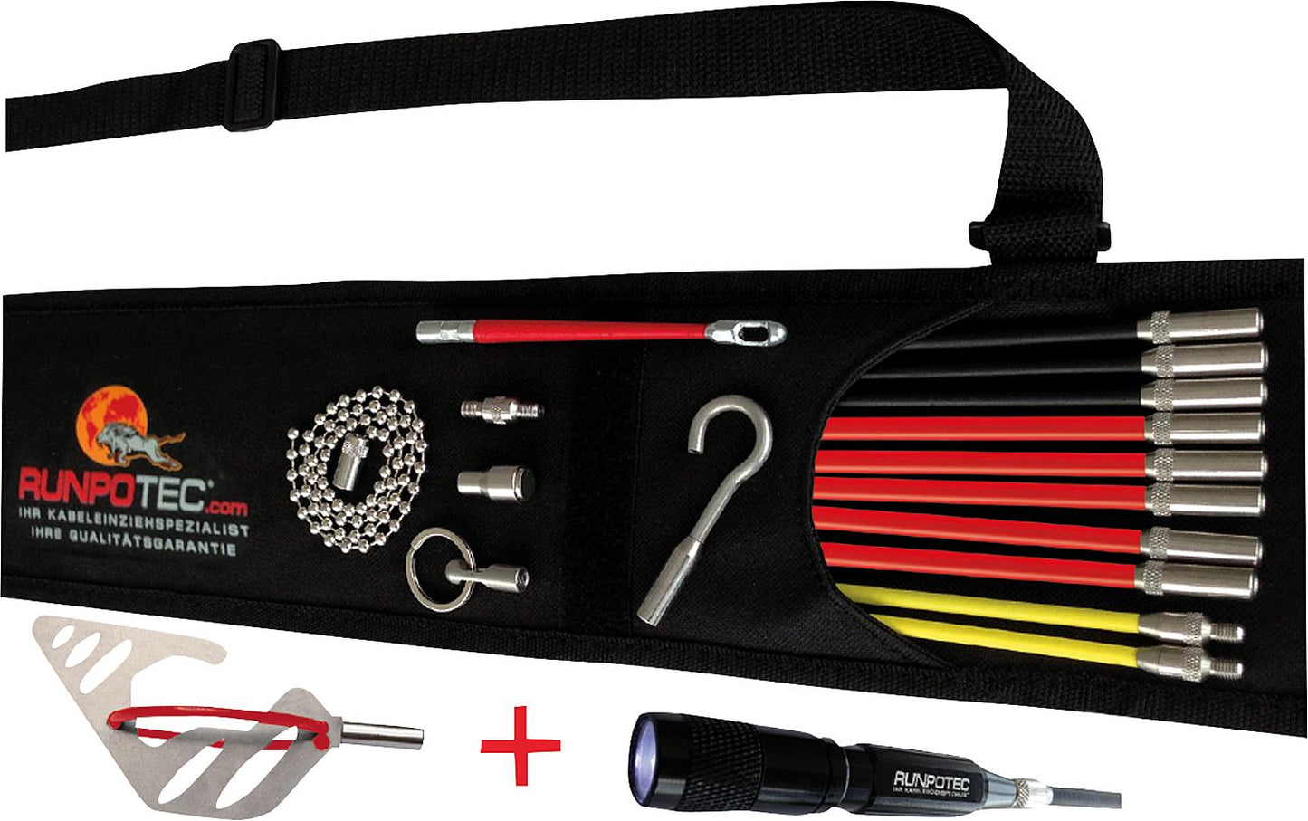 RUNPOSTICKS Comfort push rods, set - 19 pieces