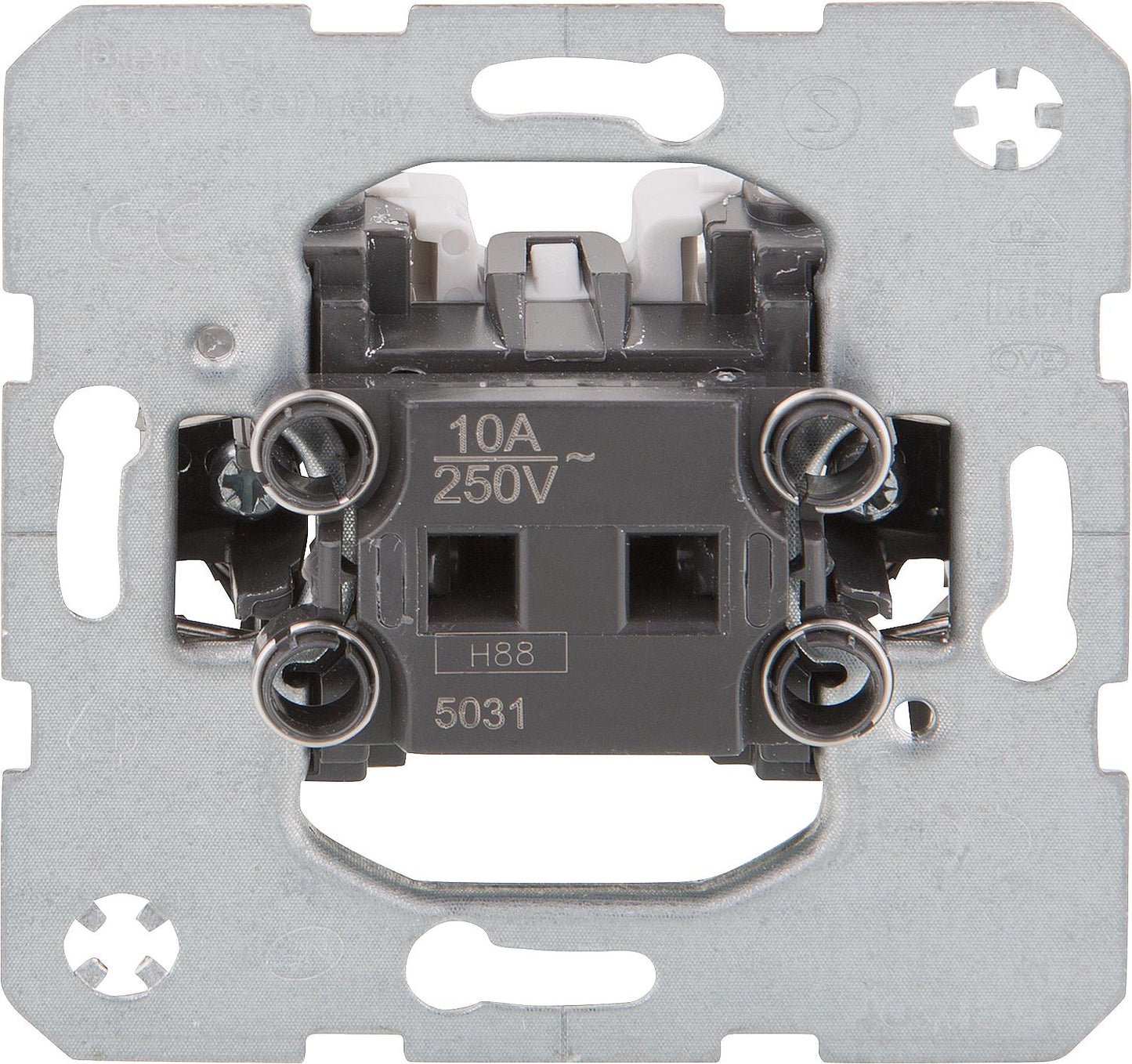 Flush-mounted push button, normally closed, Berker 5031, 250V, 1 piece