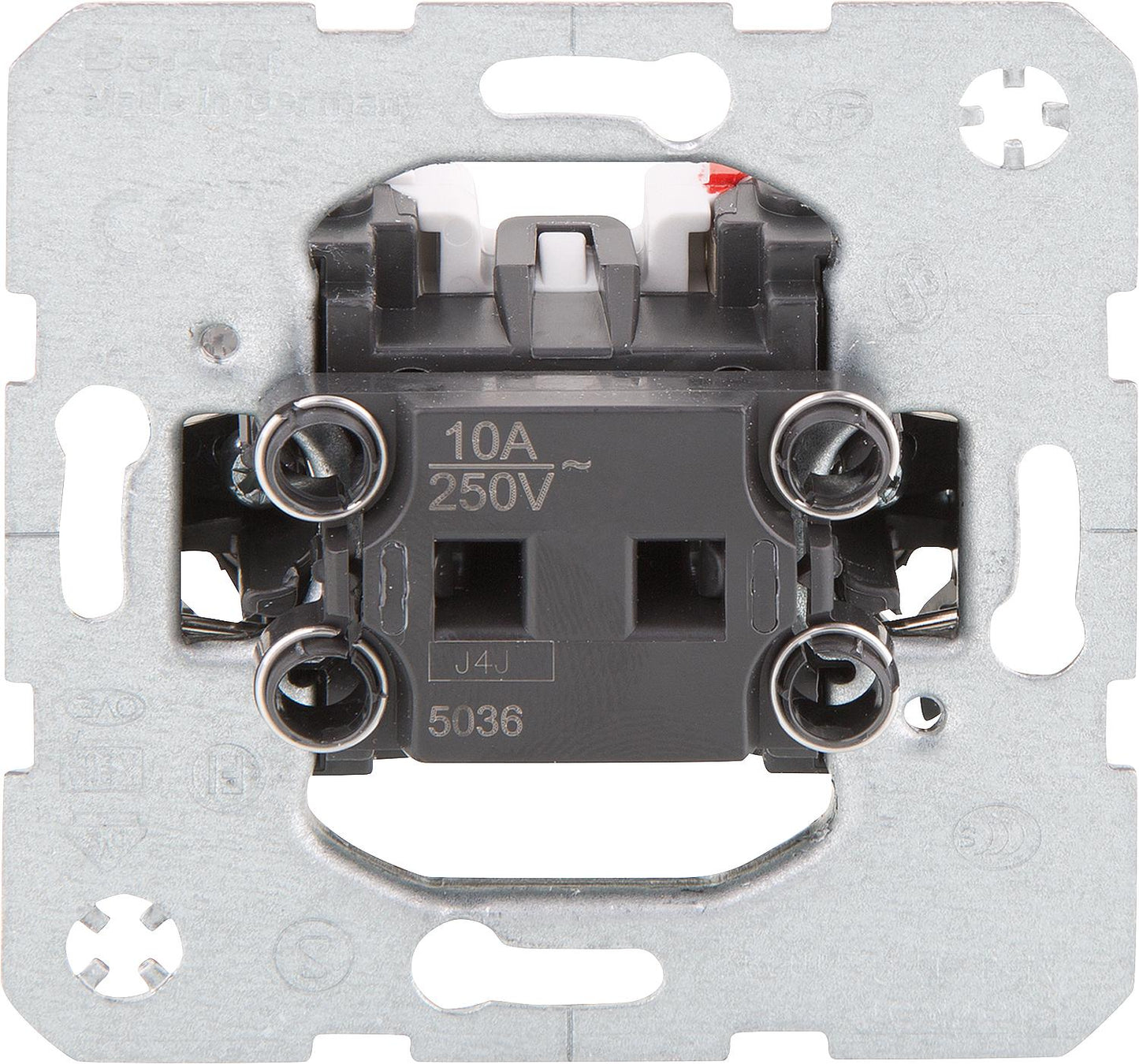 Berker 5036 flush-mounted push-button changeover switch, 250V, 1 piece