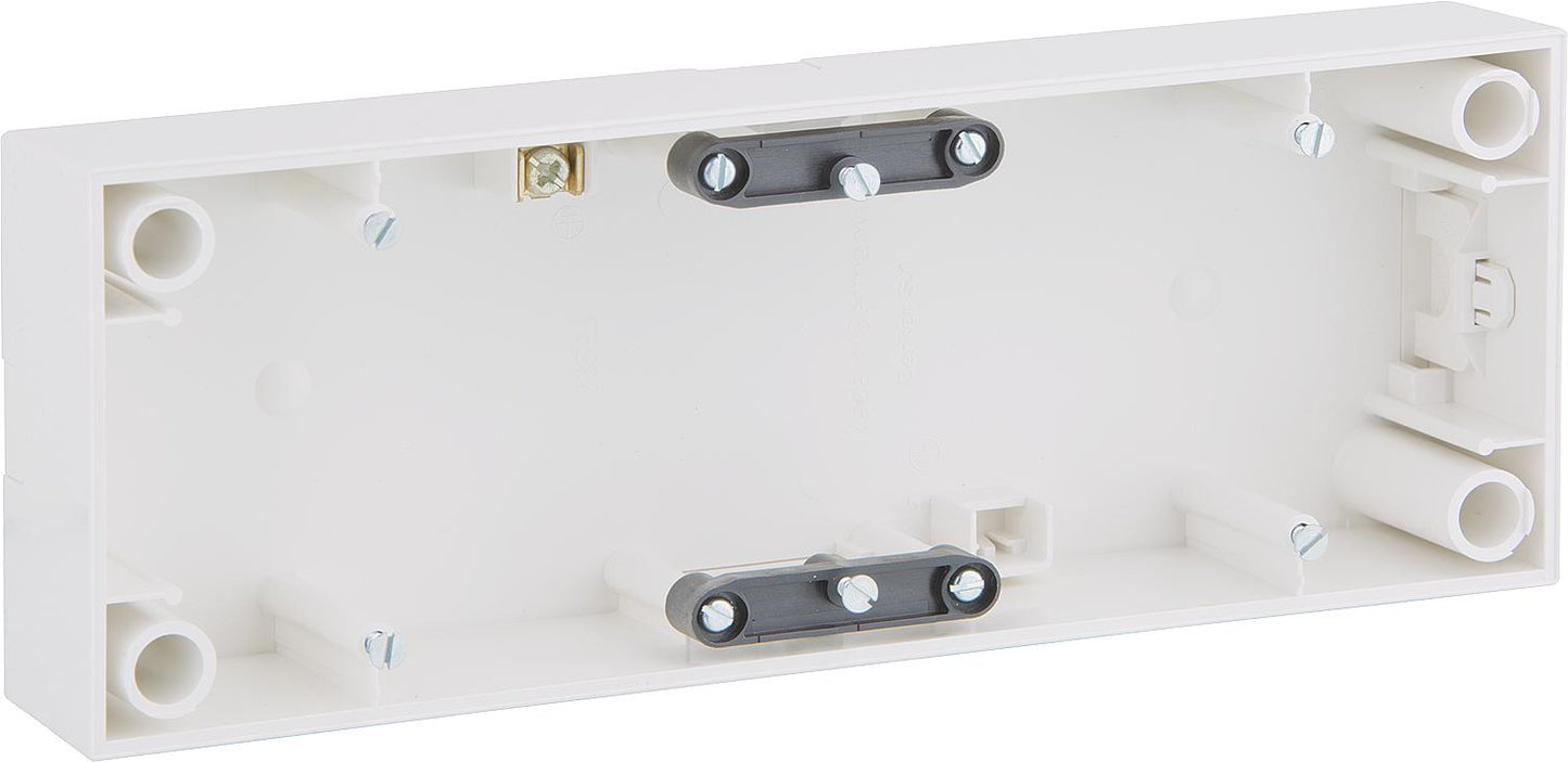 Surface-mounted housing Berker 10418989, single, p. 1, polar white, glossy, 1 piece