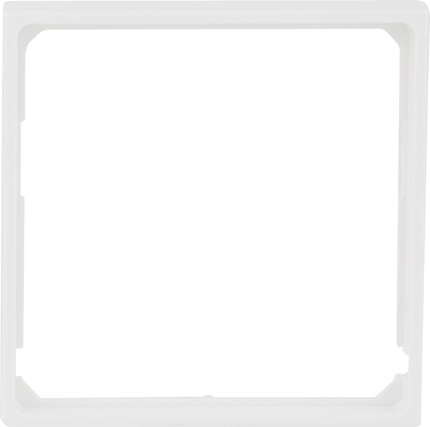Berker 11098989 intermediate ring, for center plate, polar white, glossy, 1 piece