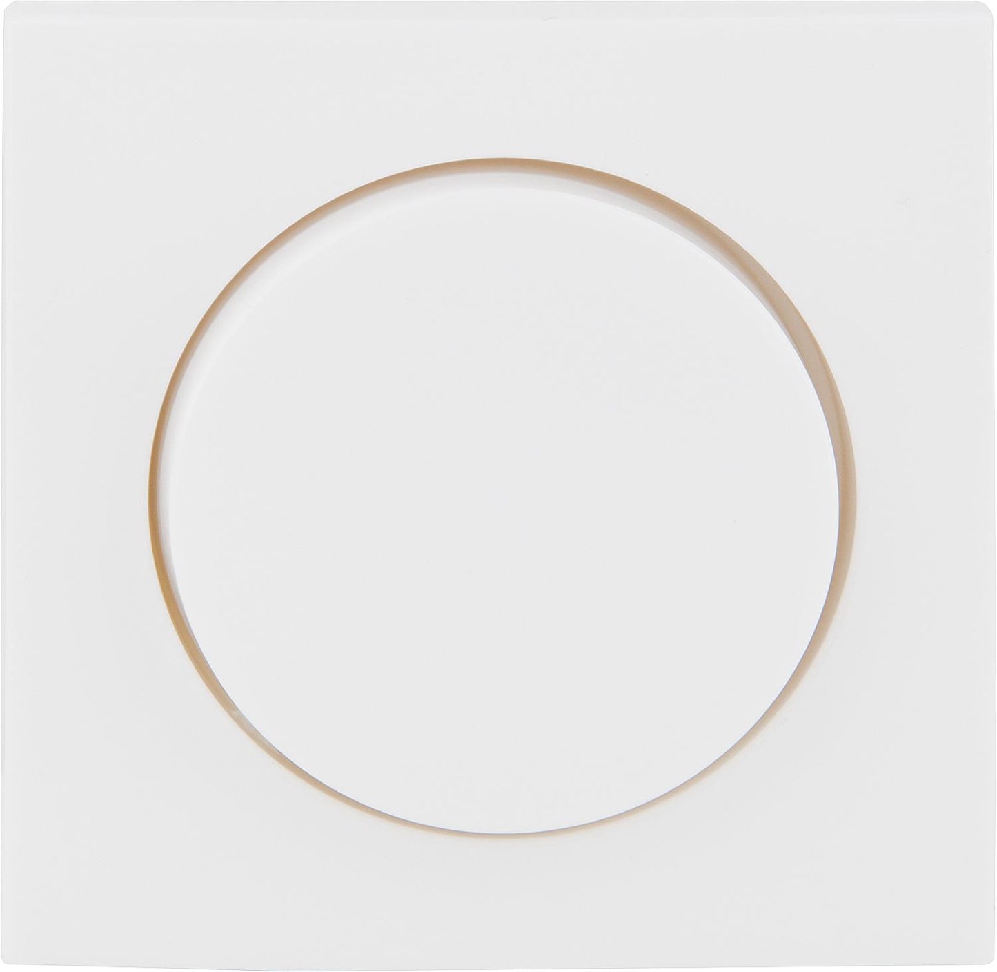 Berker 11378989 central plate, for rotary dimmer S.1, polar white, glossy, 1 piece