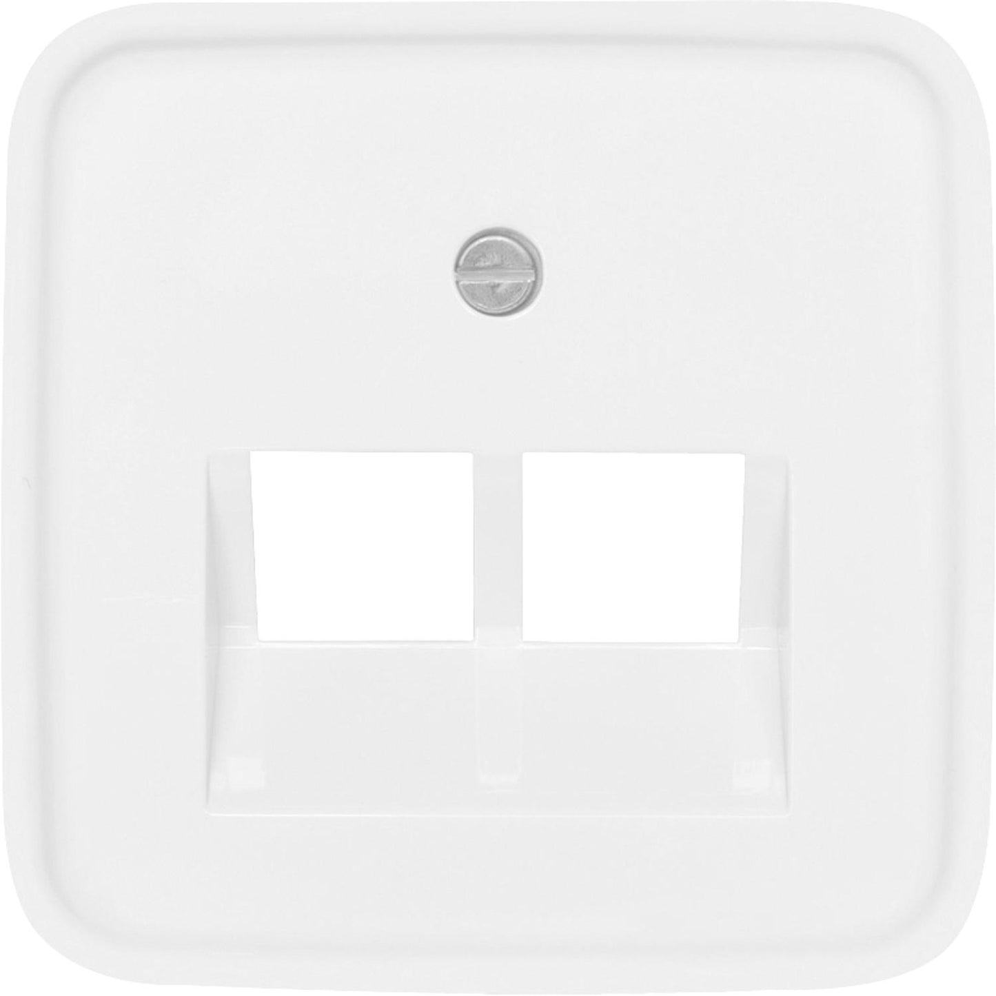 Central plate Busch-Jaeger SI UAE, 2-gang, 1803-02-214 Alpine White, 1 piece