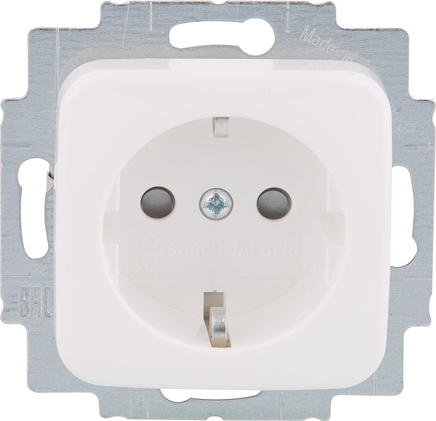 Flush-mounted Schuko socket Busch-Jäger SI with child safety lock, 20 EUKS-214, 1 piece