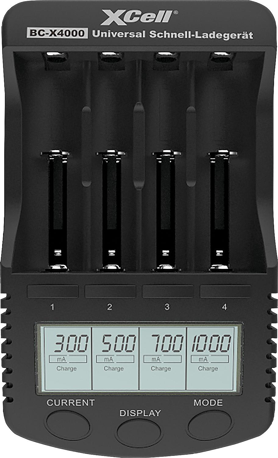 BC-X4000 fast charger with overcharge protection