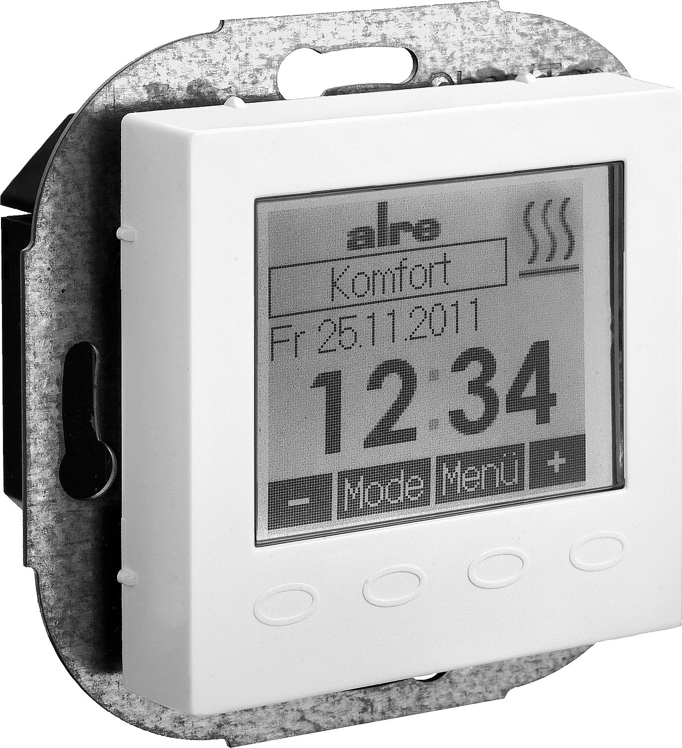 Flush-mounted room temperature controller Alre electric with cover traffic white without frame, HTRRUu-210.021#27