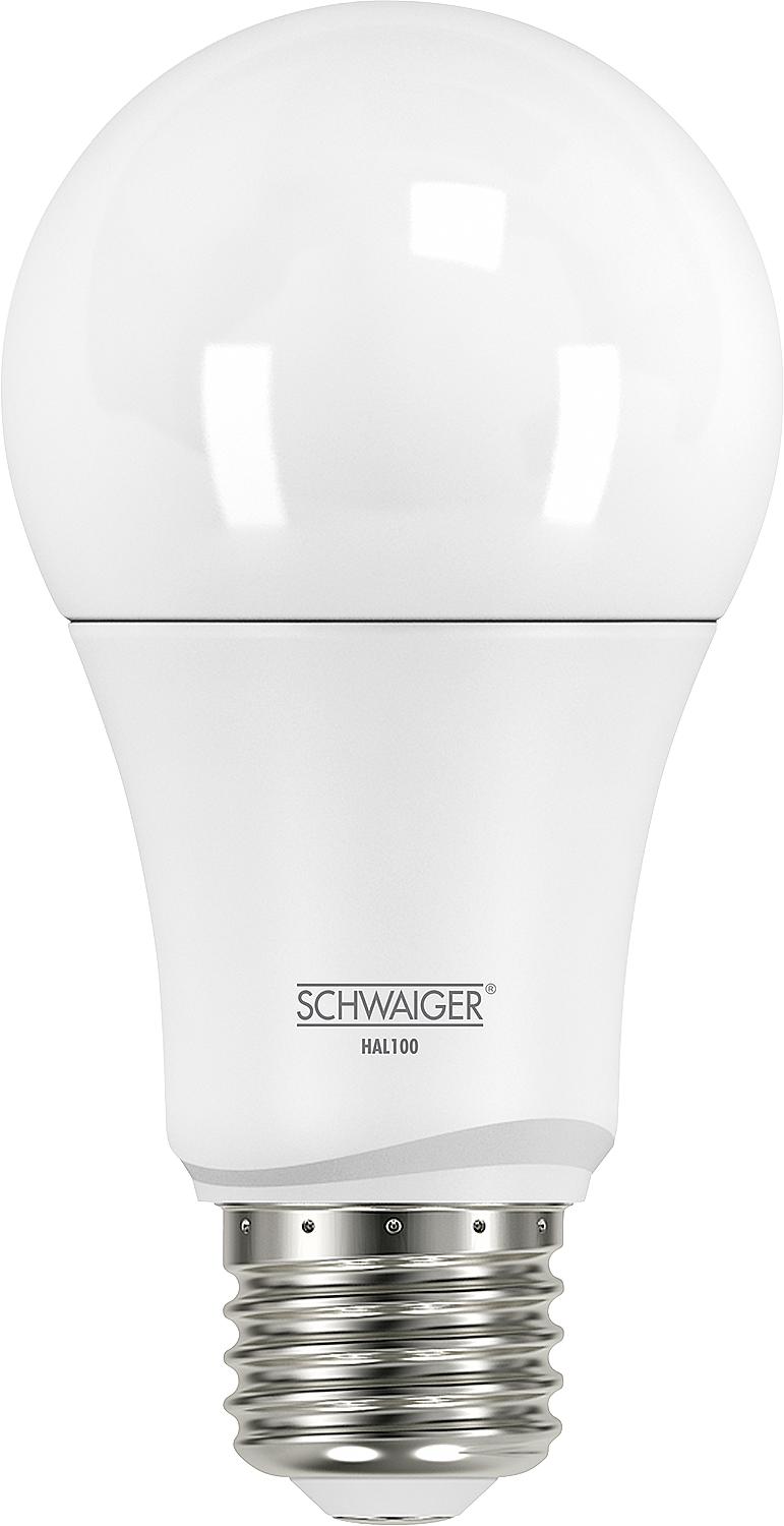Ampoule LED HOME4YOU E27 9W Schwaiger, ZigBee, blanc chaud