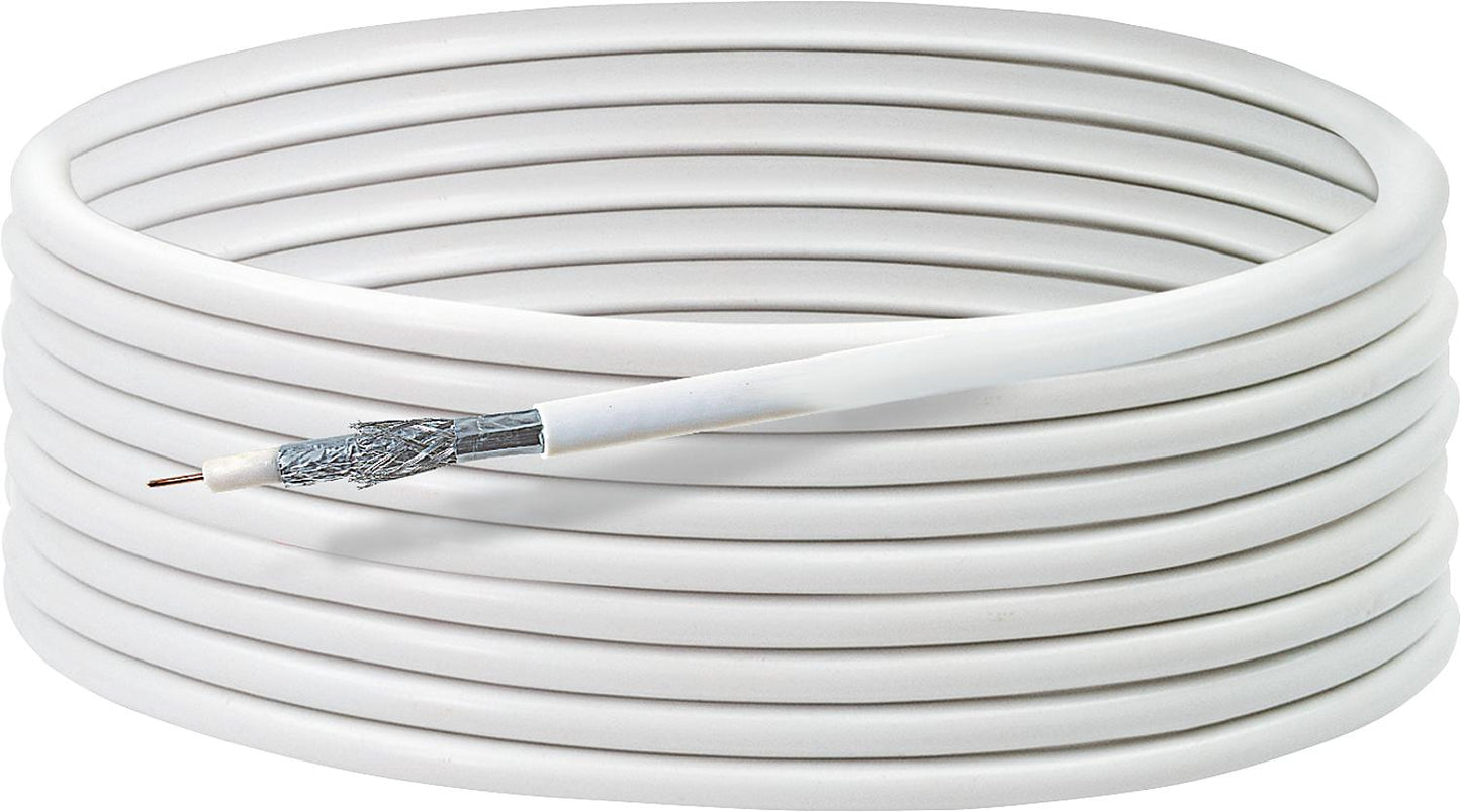 Schwaiger coaxial cable 110dB 7.0mm, length 10.0m