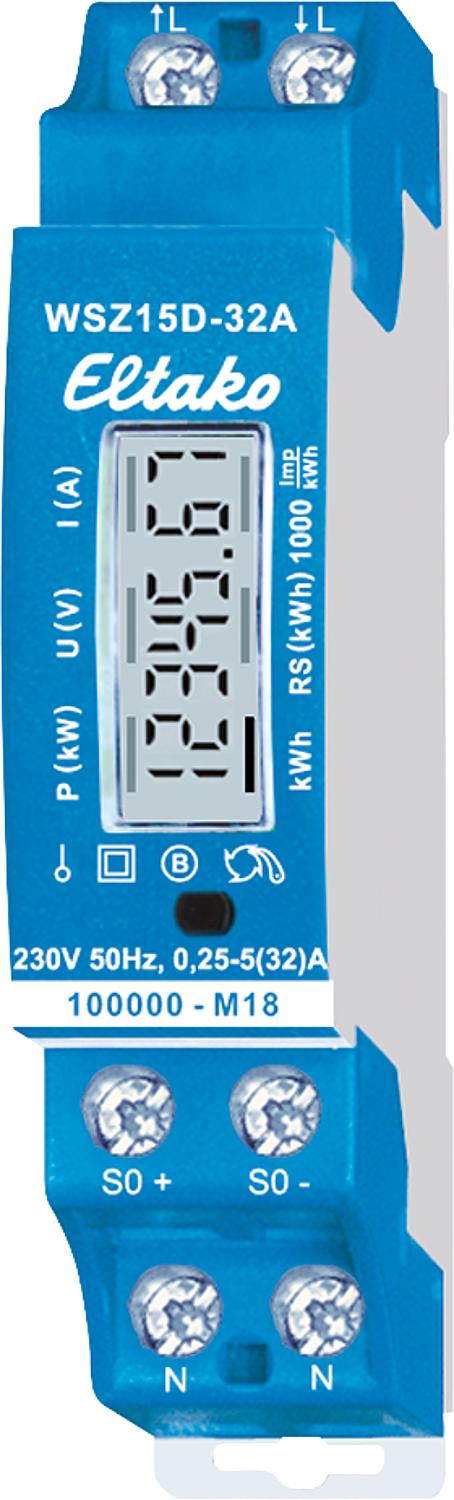 Eltako WSZ15D-32A AC electricity meter, MID