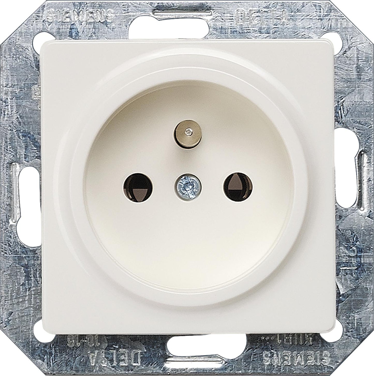 Schuko socket with claws, French/Belgian standard, electric white, 5UB1 348