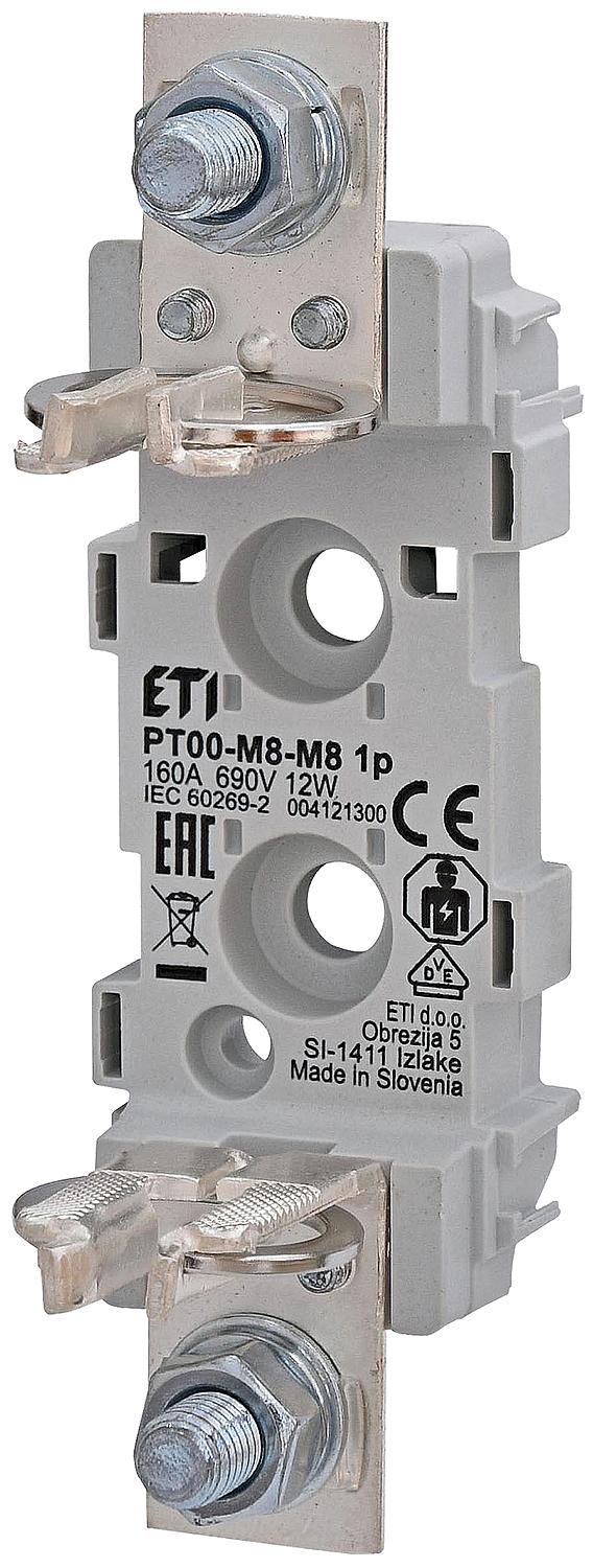 NH fuse base size 00 to 160A, 1-pole