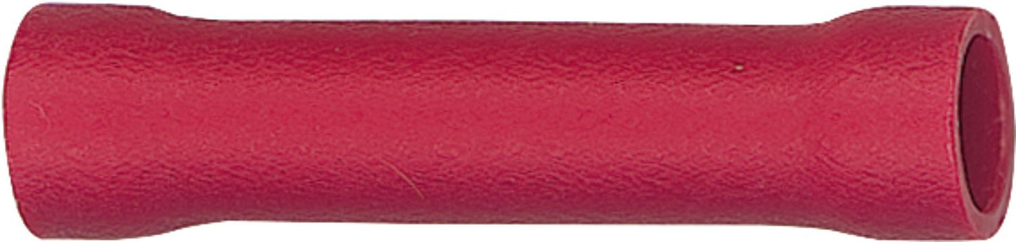 Connecteur bout à bout isolé, rouge, jusqu'à 1,5 mm², paquet de 100.