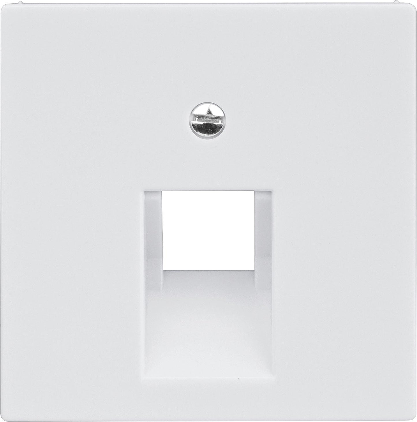 Plaque centrale JUNG A569-1PLUAWW pour prises simples Émirats arabes unis, blanc alpin