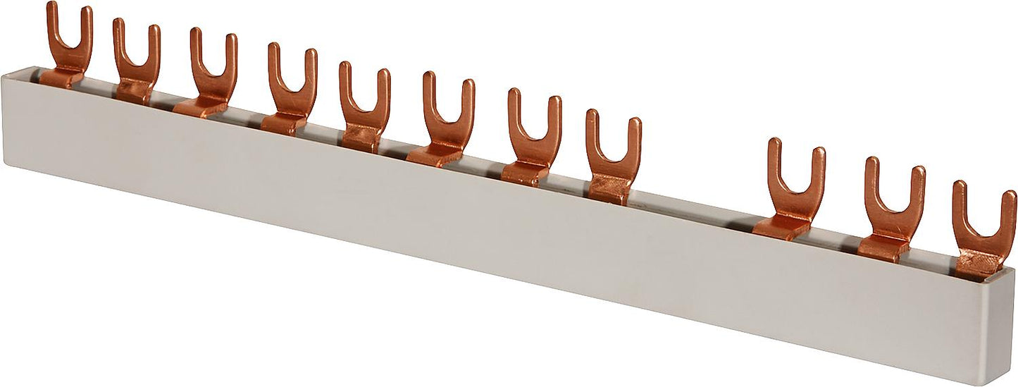 Fork phase rail Pollmann G-L1-L2-L3-(N)-L1-L2-L3 / 16mm² length 210mm (12TE)
