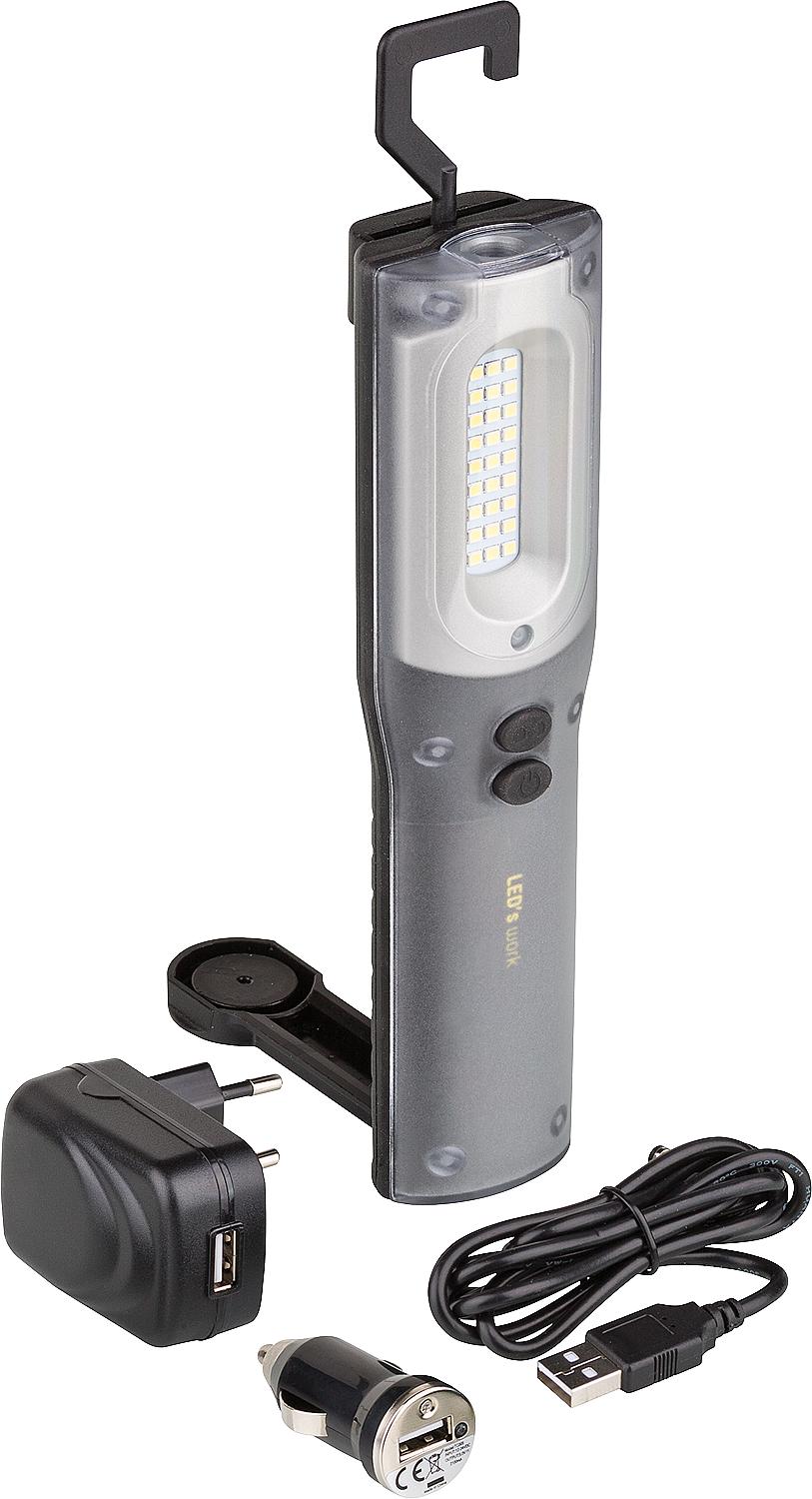 LED rechargeable work light 10W, 1000lm, IP54 6.6Ah