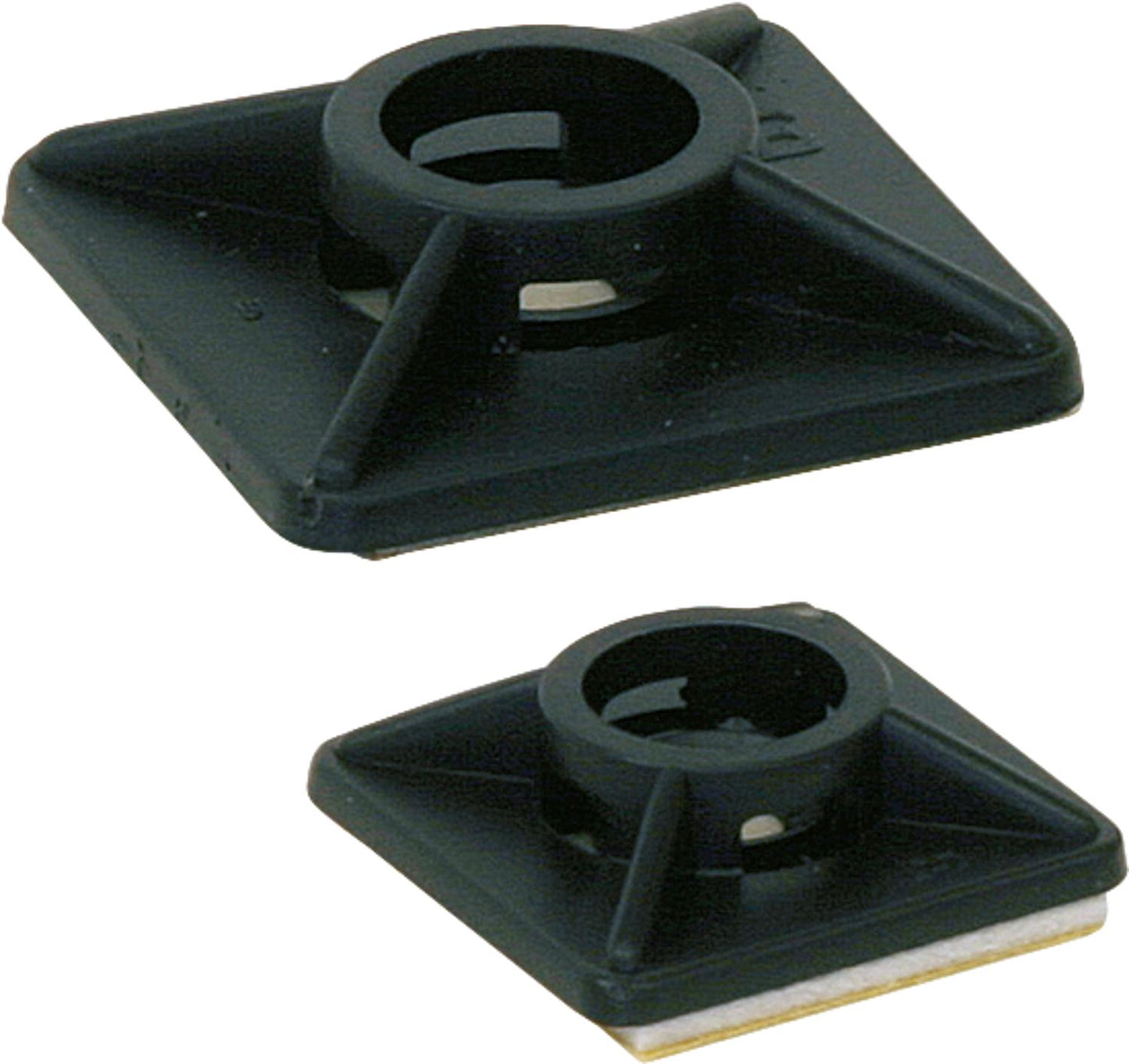 Adhesive bases for cable ties 19 x 19 mm, color: natural, pack of 100.