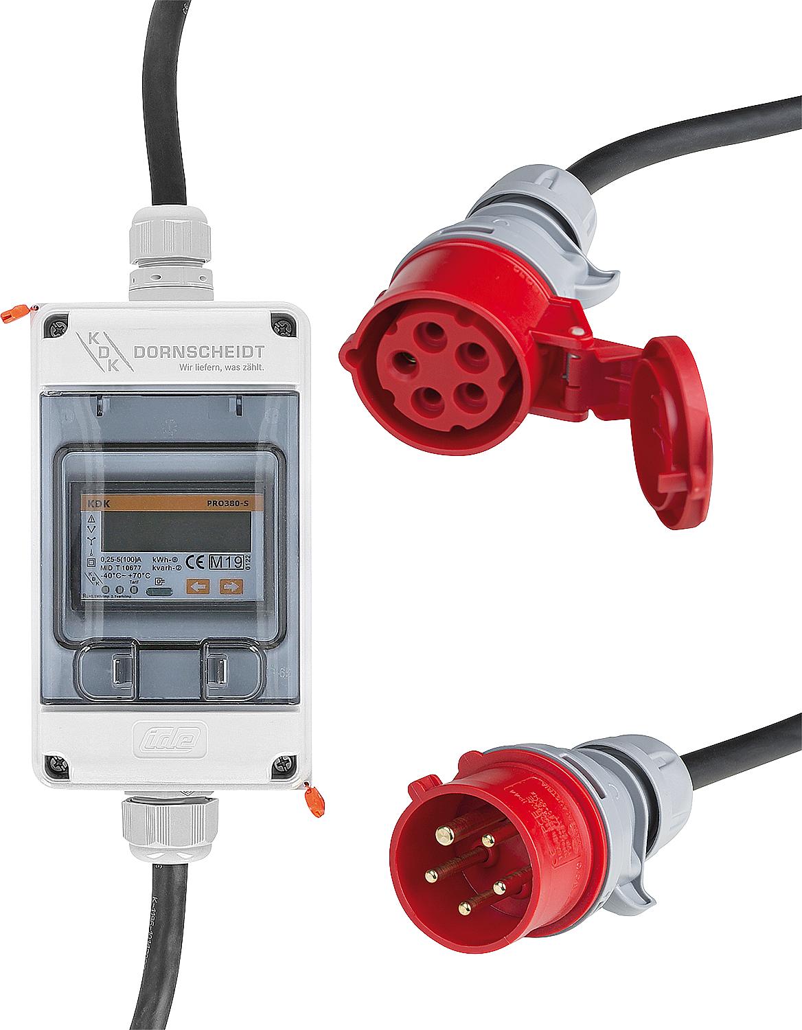 Mobile plug-in electricity meter Schuko 16A/230V