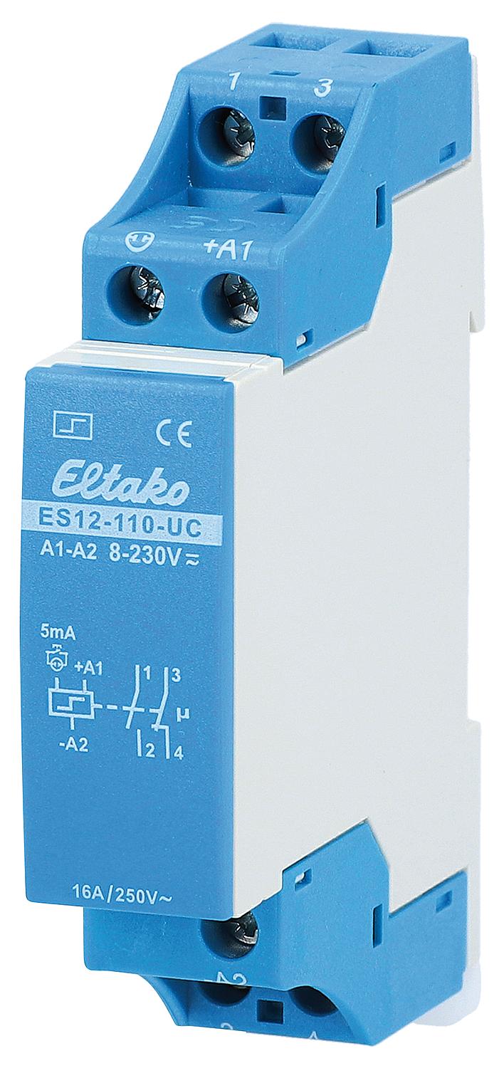 Impulse switch 2-pole potential-free, Eltako, ES12-200-UC